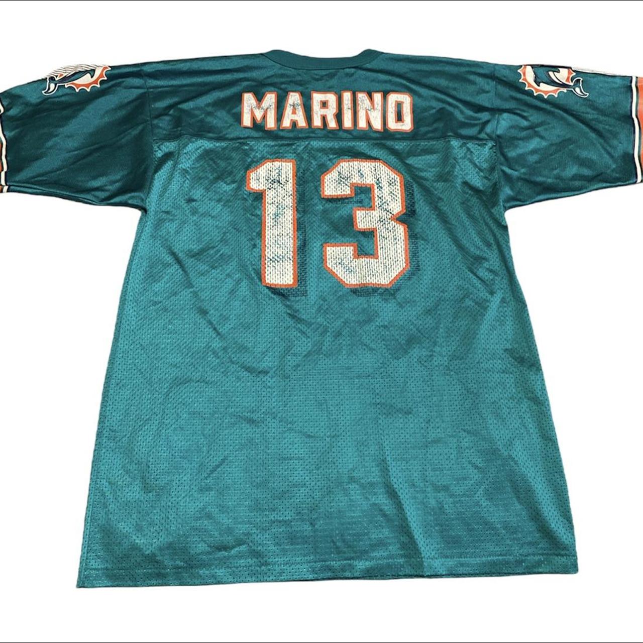 Vintage 90s Nike Dan Marino Miami Dolphins Jersey - Depop