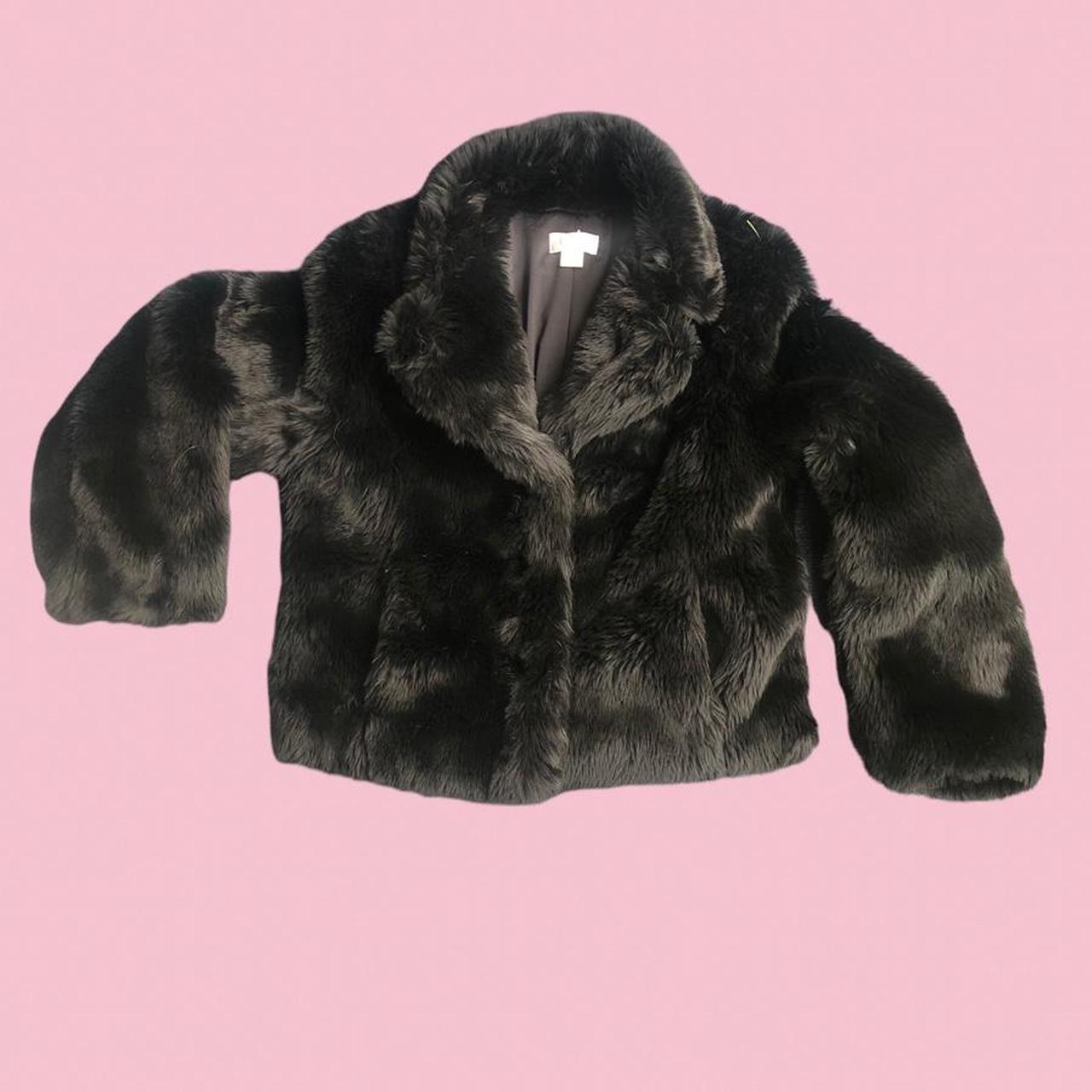 Loft faux fur on sale coat