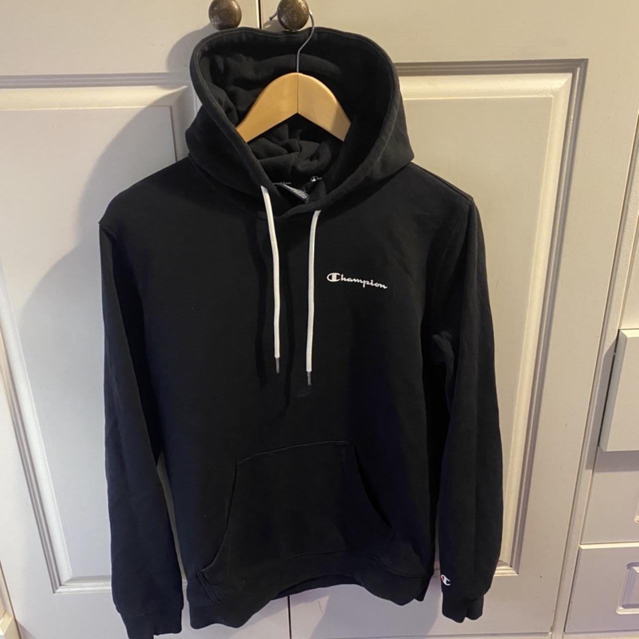 Champion Navy Blue Hoodie Small UK Only worn few... - Depop