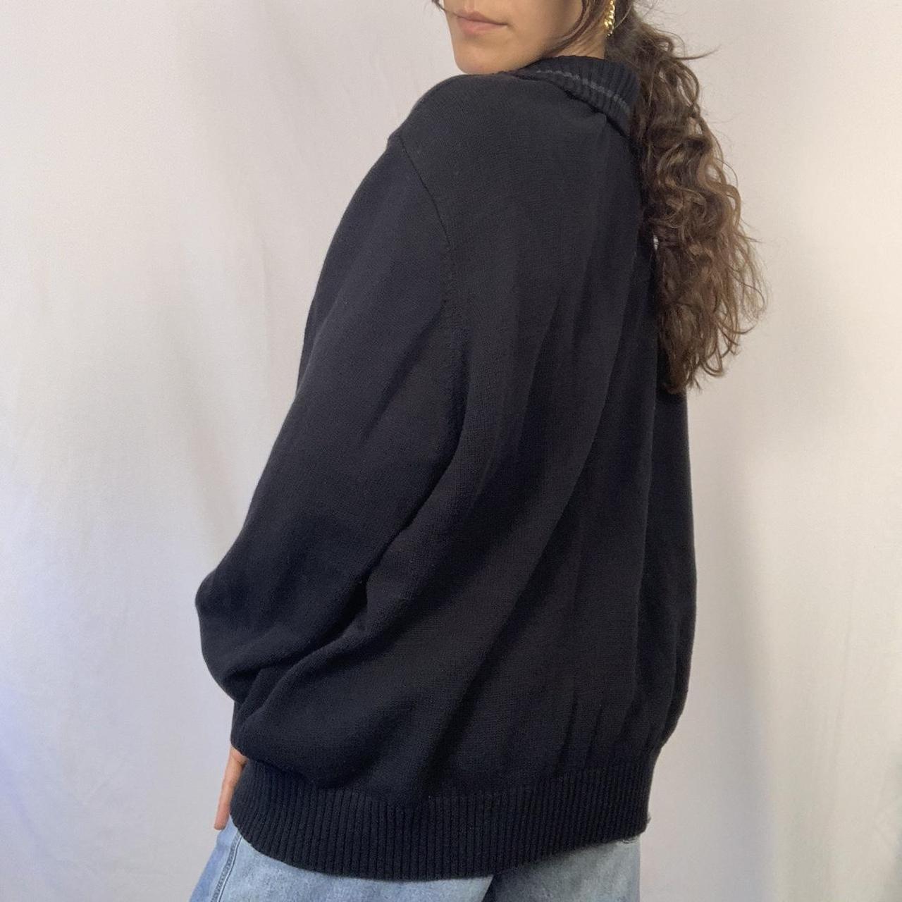 Cute vintage oversized indie zip up cardigan sweater... Depop