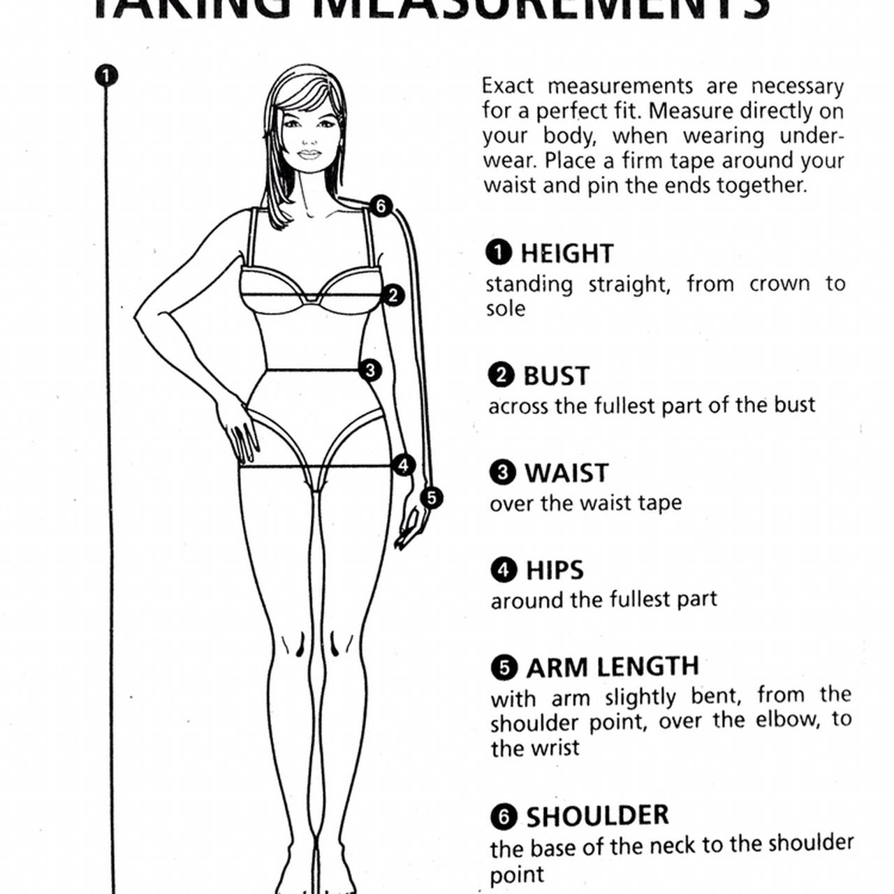 Know how to take measurements of your own body to