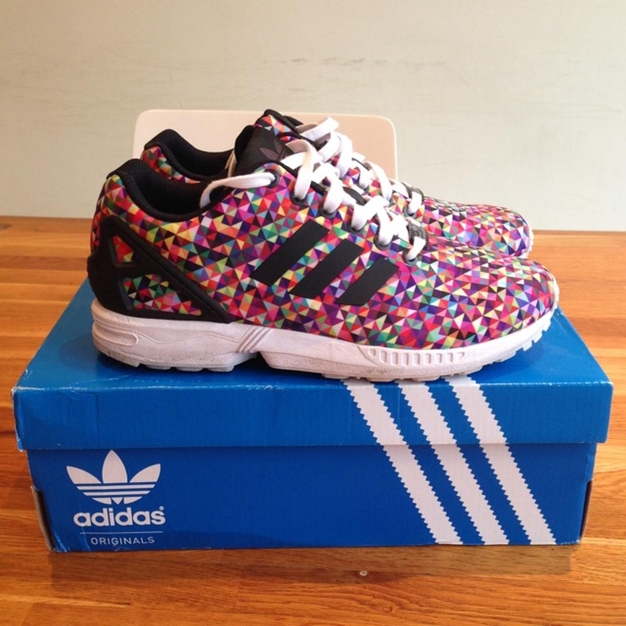 Adidas zx flux prism multicolour. Size uk 6