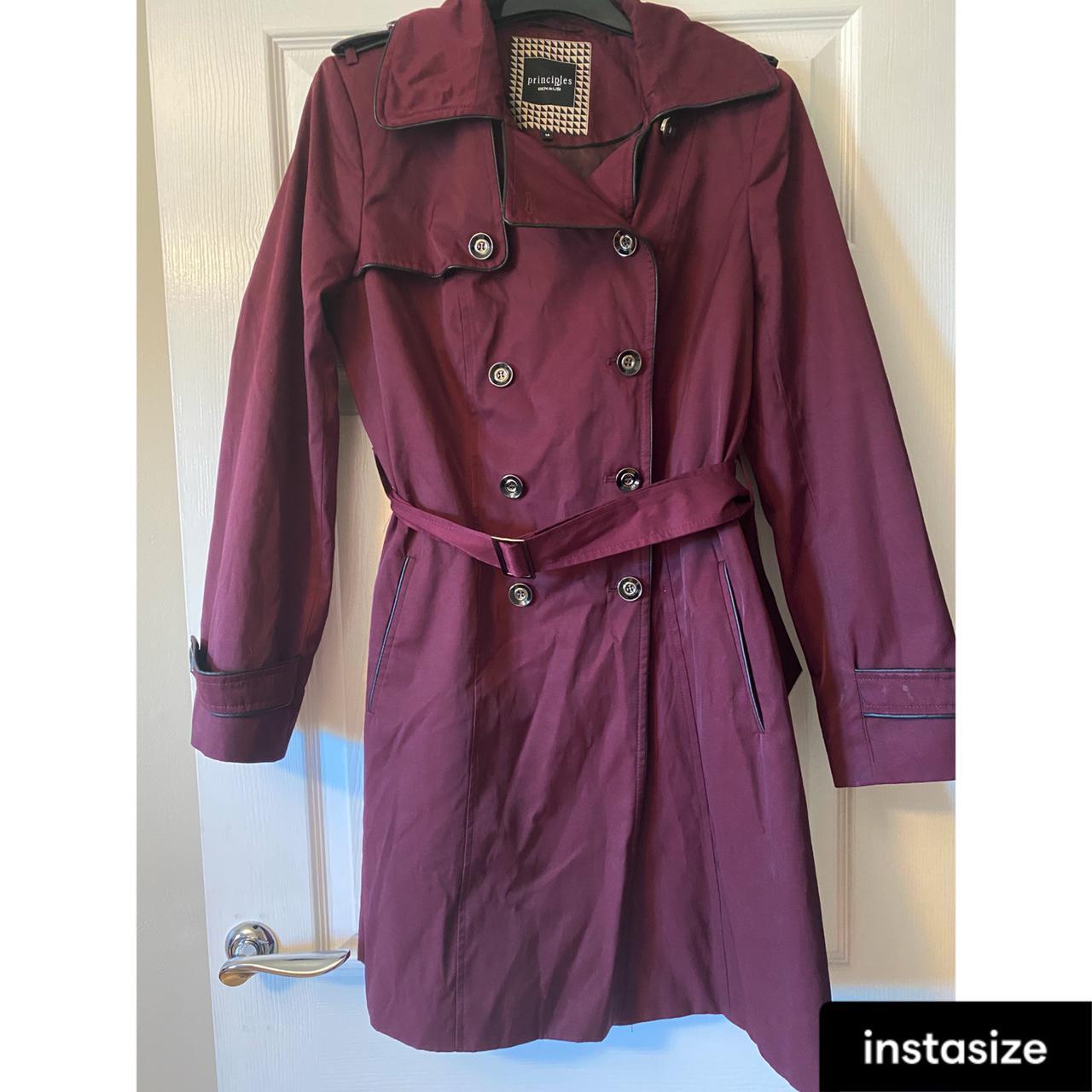 principles purple coat