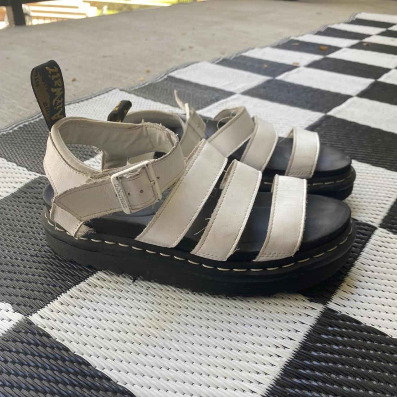 blaire women's hydro leather gladiator sandals white