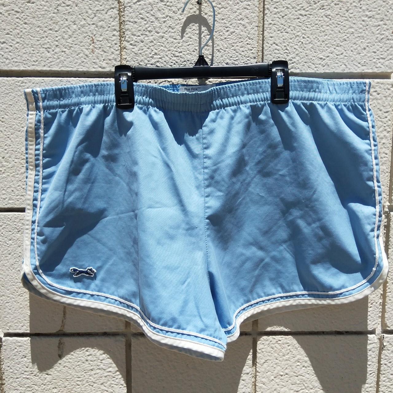 VINTAGE!!! Rare!!! 1970 the fox baby blue shorts by... - Depop