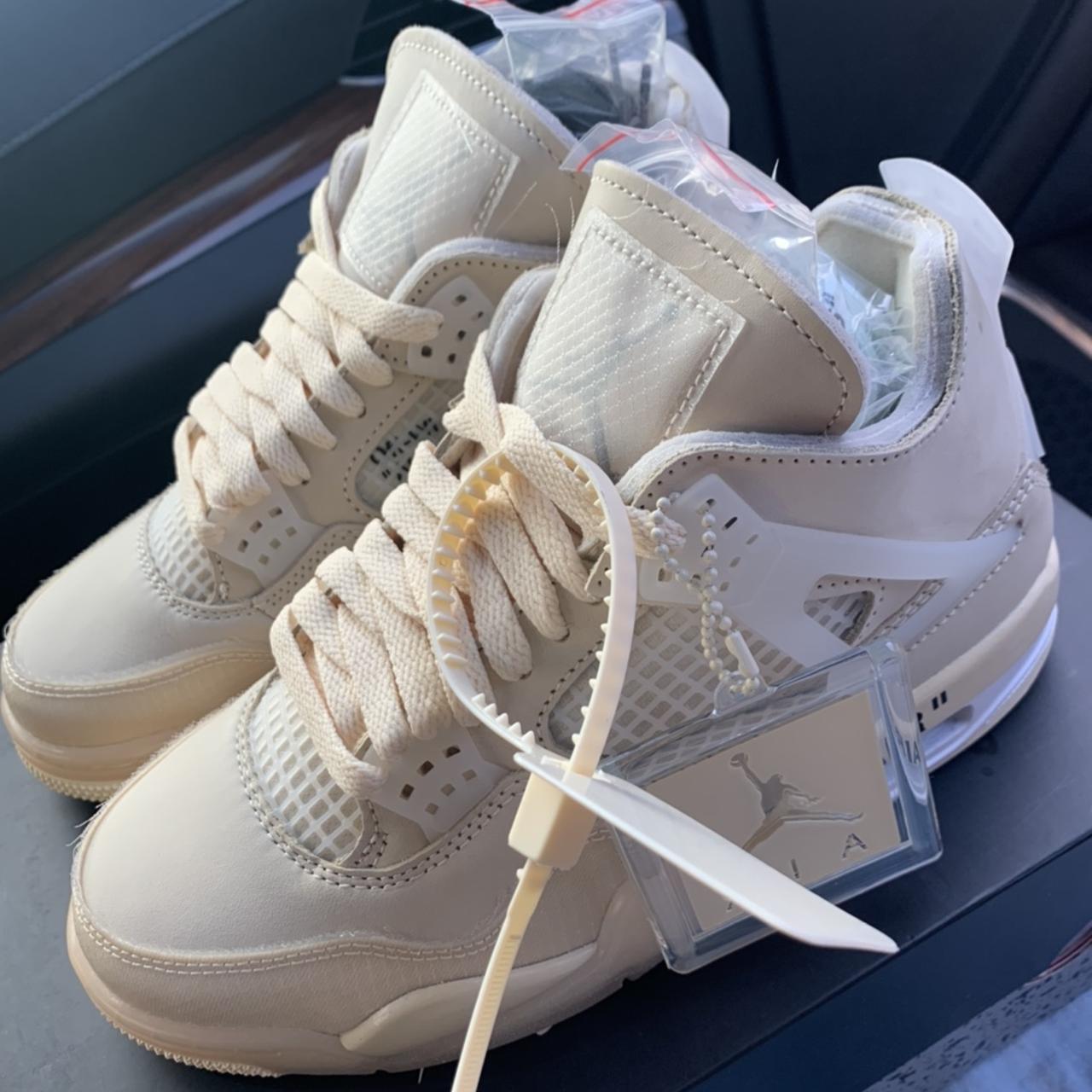 cream jordans womens