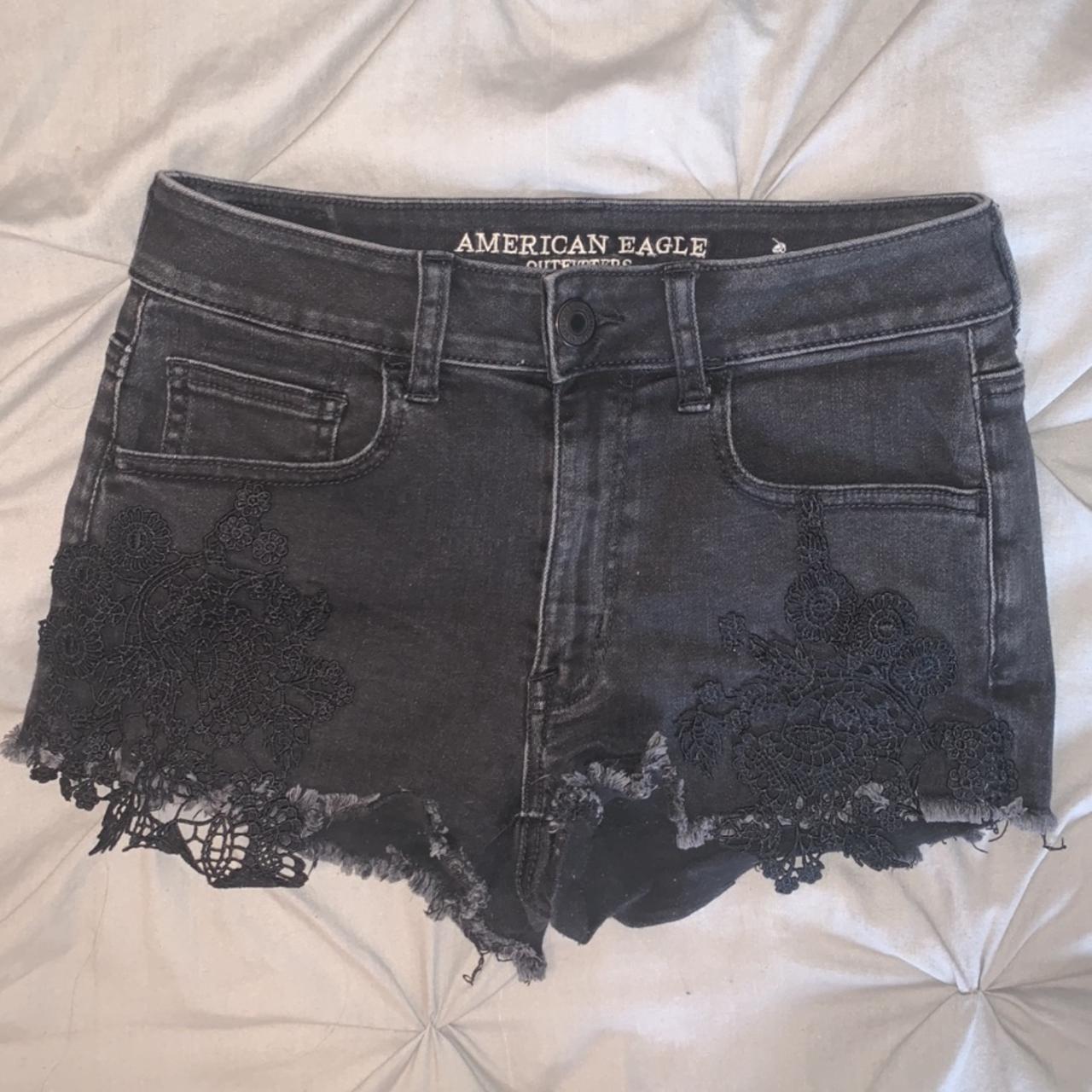 American Eagle Outfitters Women's Black Shorts