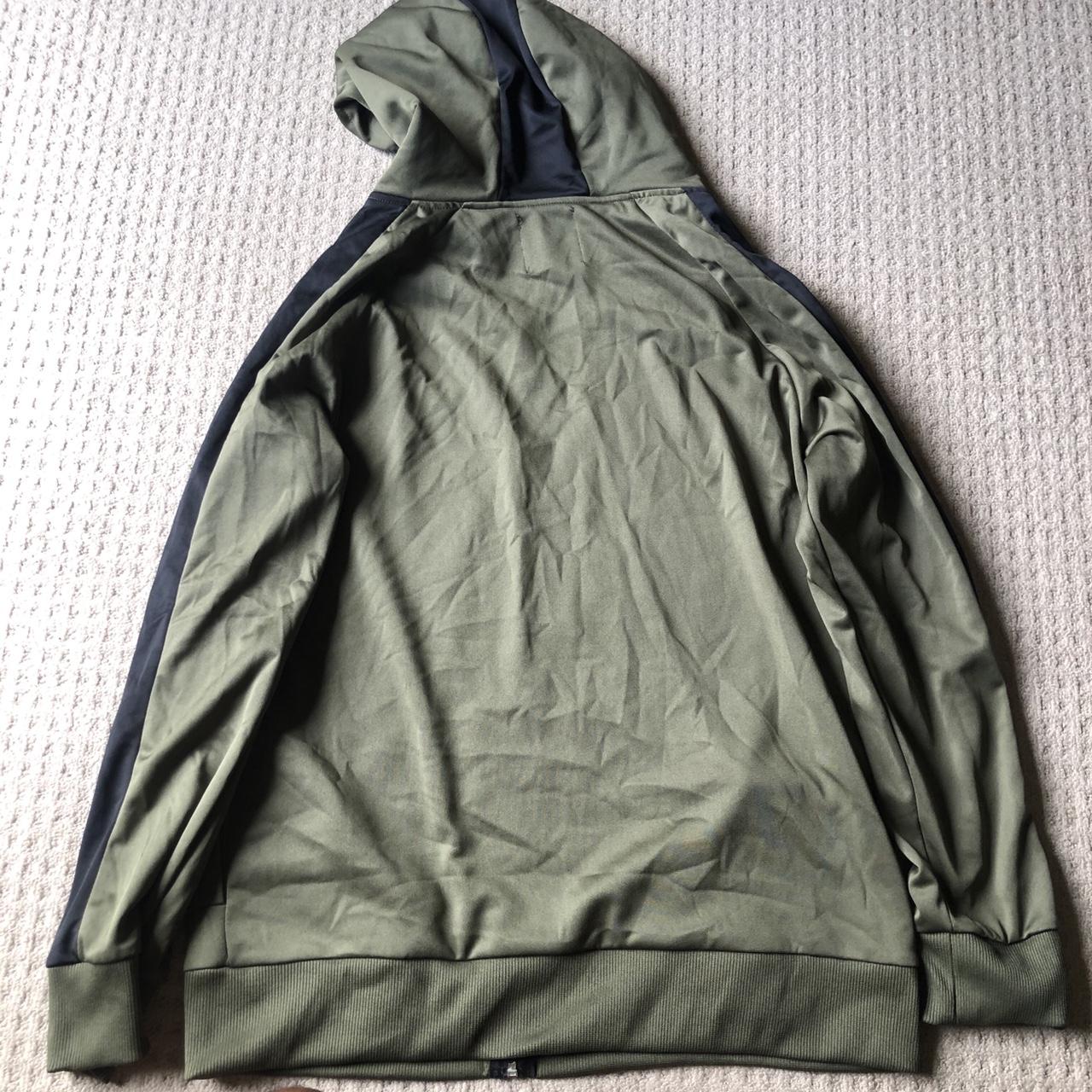 Primark Mens green & black zip hoodie Workout gym... - Depop