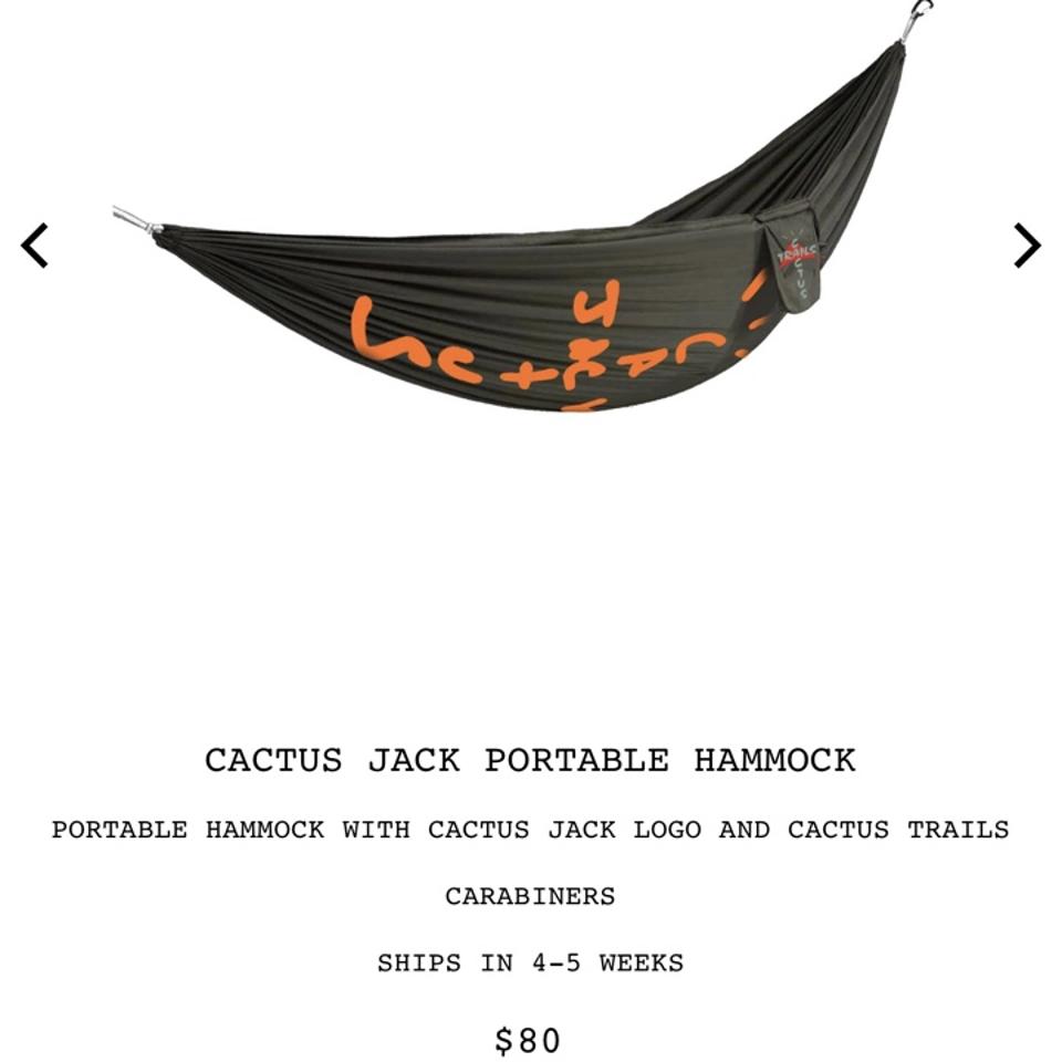 Travis Scott cactus jack portable hammock Brand new... - Depop