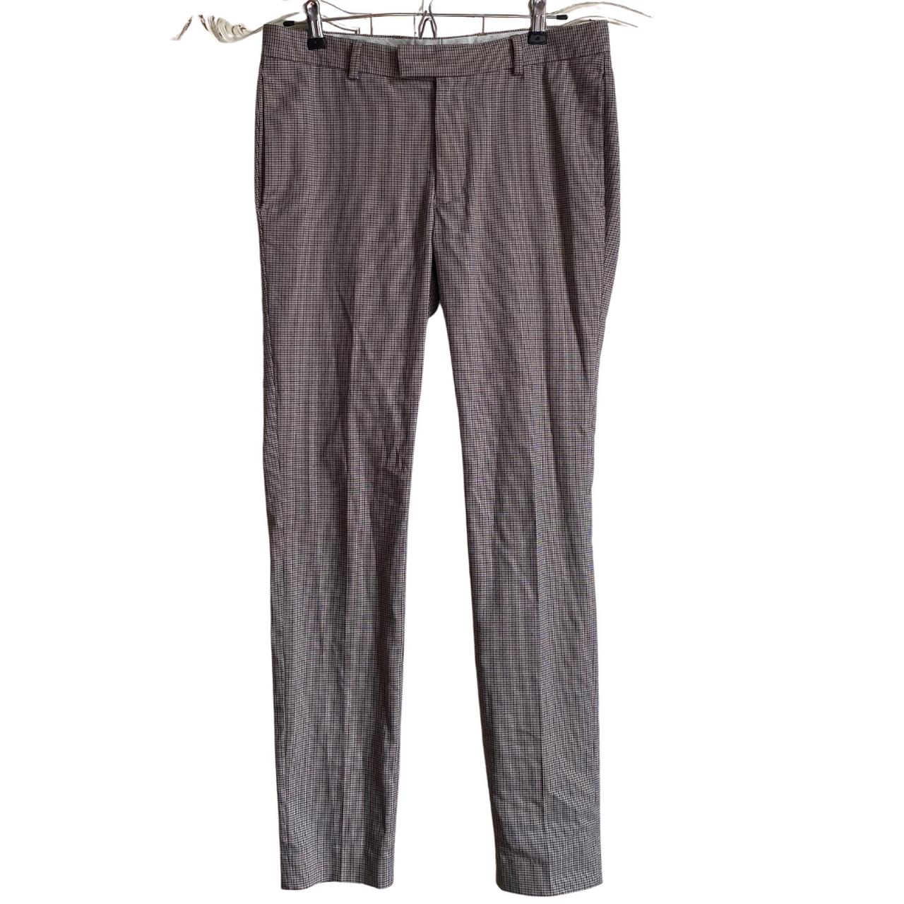 RRP £45 TOPMAN red black and navy blue houndstooth