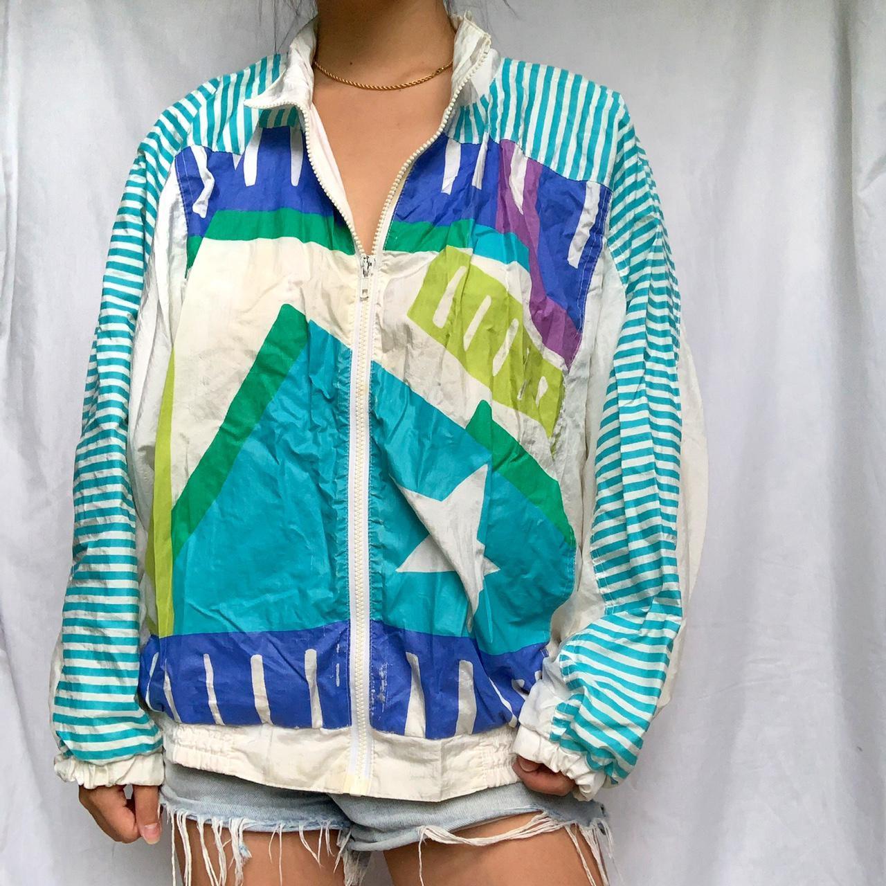 plus size vintage windbreaker