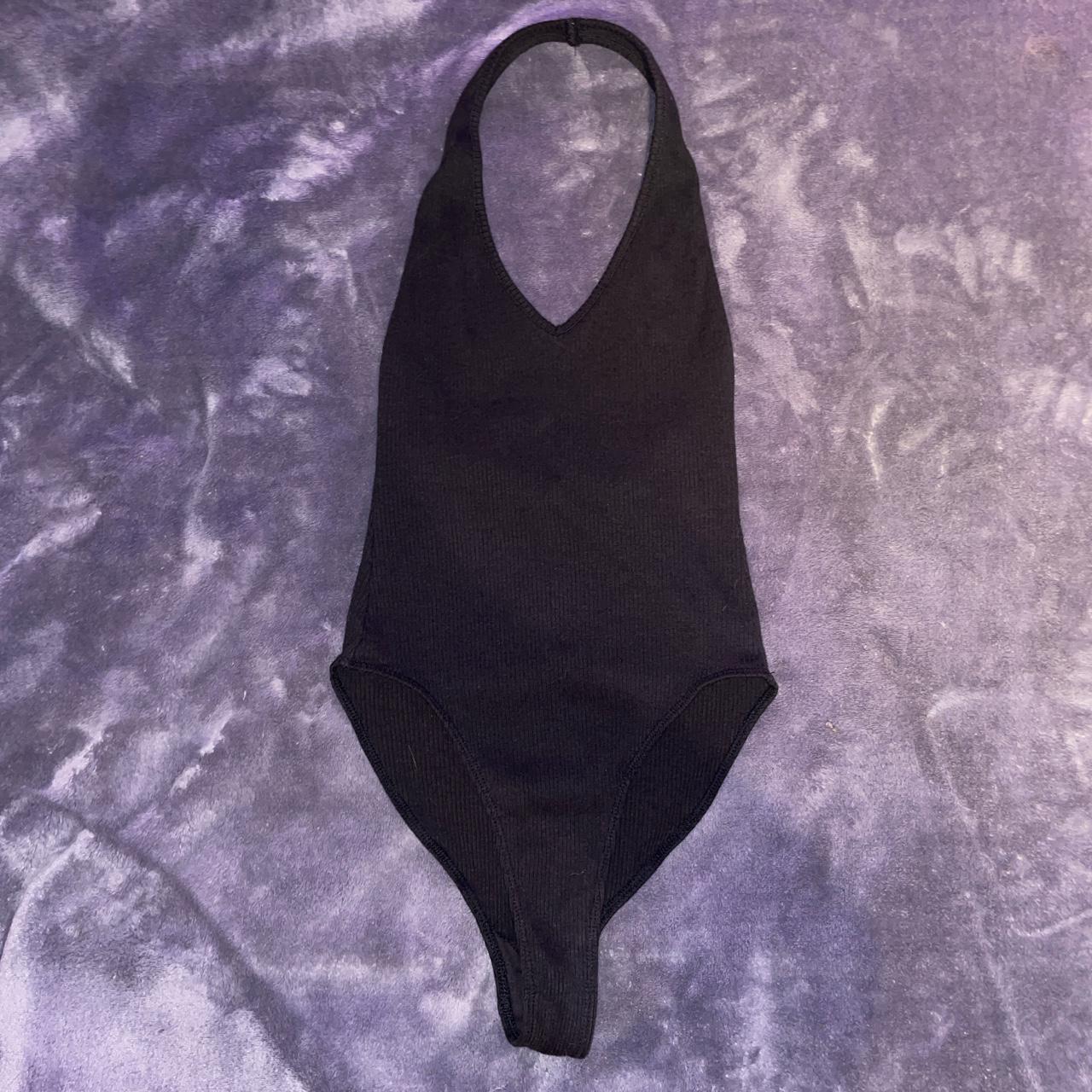 Urban Outfitters Women's Black Bodysuit | Depop