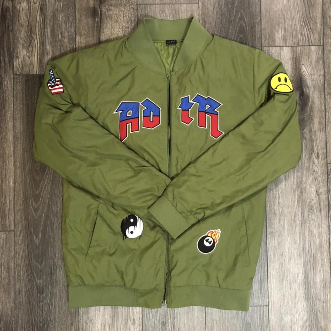 A DAY TO REMEMBER MILITARY STYLE WINDBREAKER BOMBER... - Depop