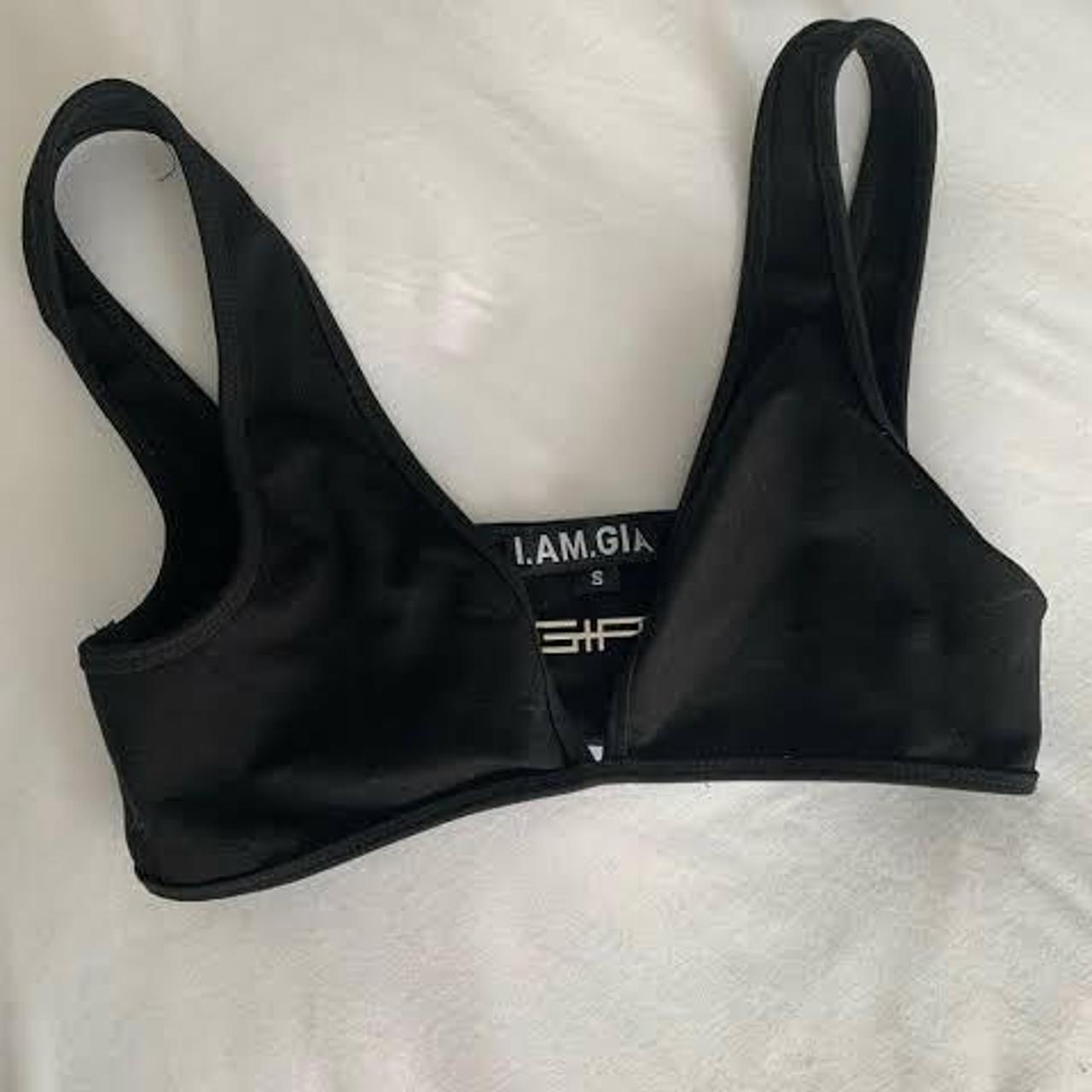 i am gia lucid top in black worn once size s - Depop