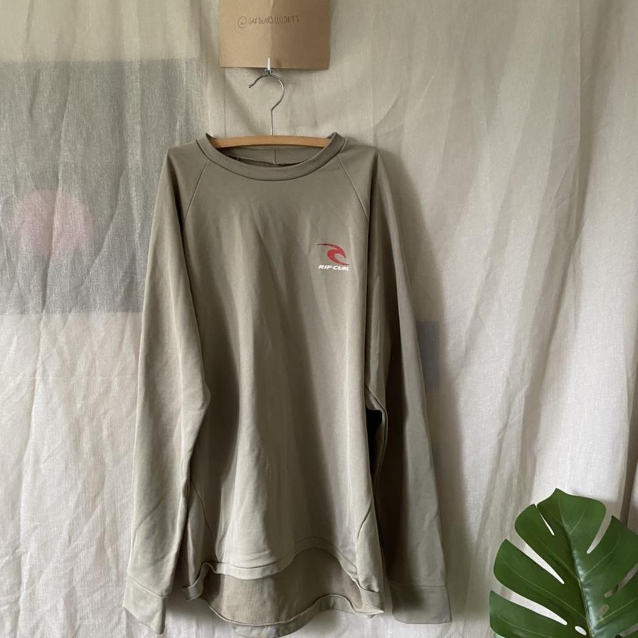 Rip Curl Men's Khaki T-shirt | Depop