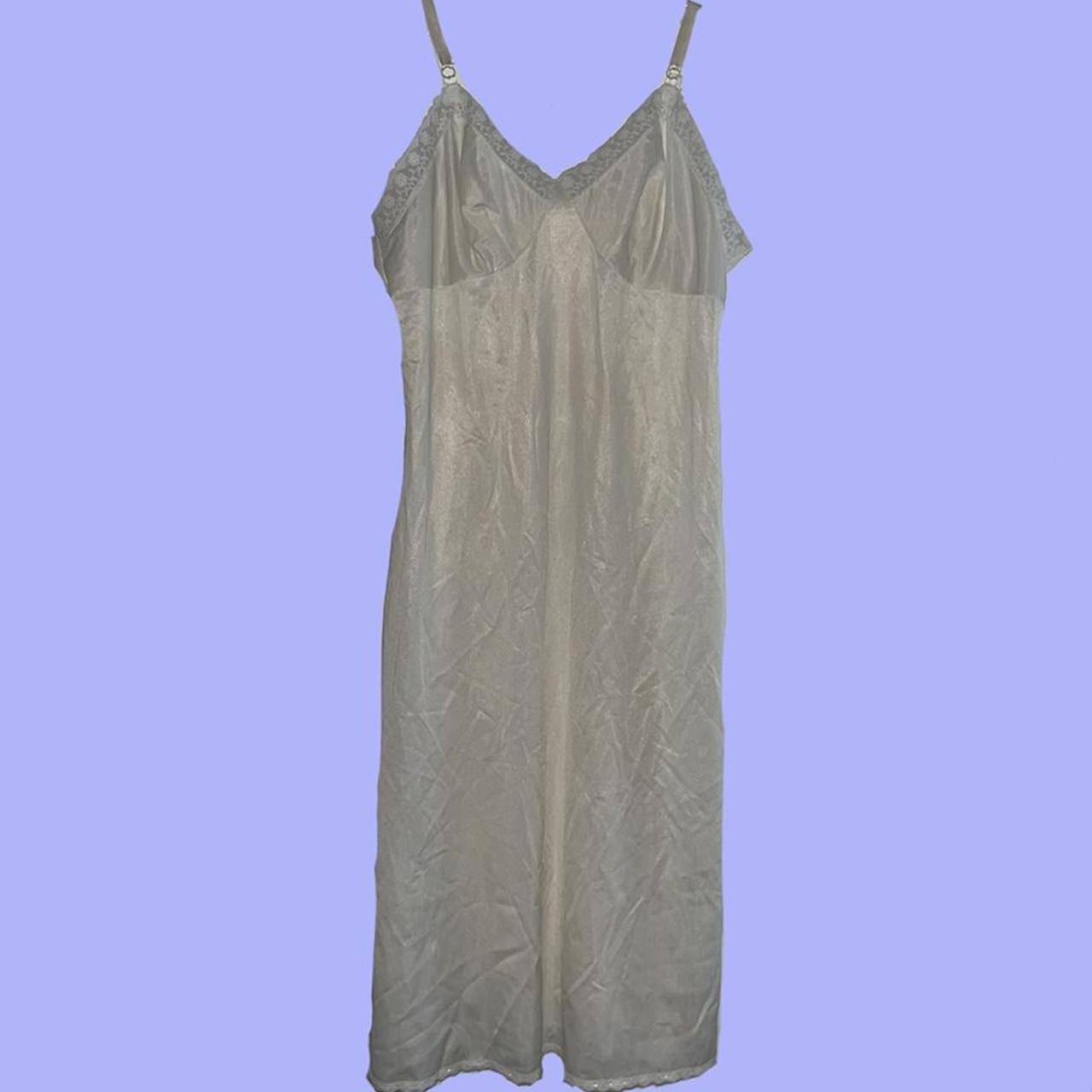 Vintage Sears lingerie nightgown in white 🤍 The... - Depop