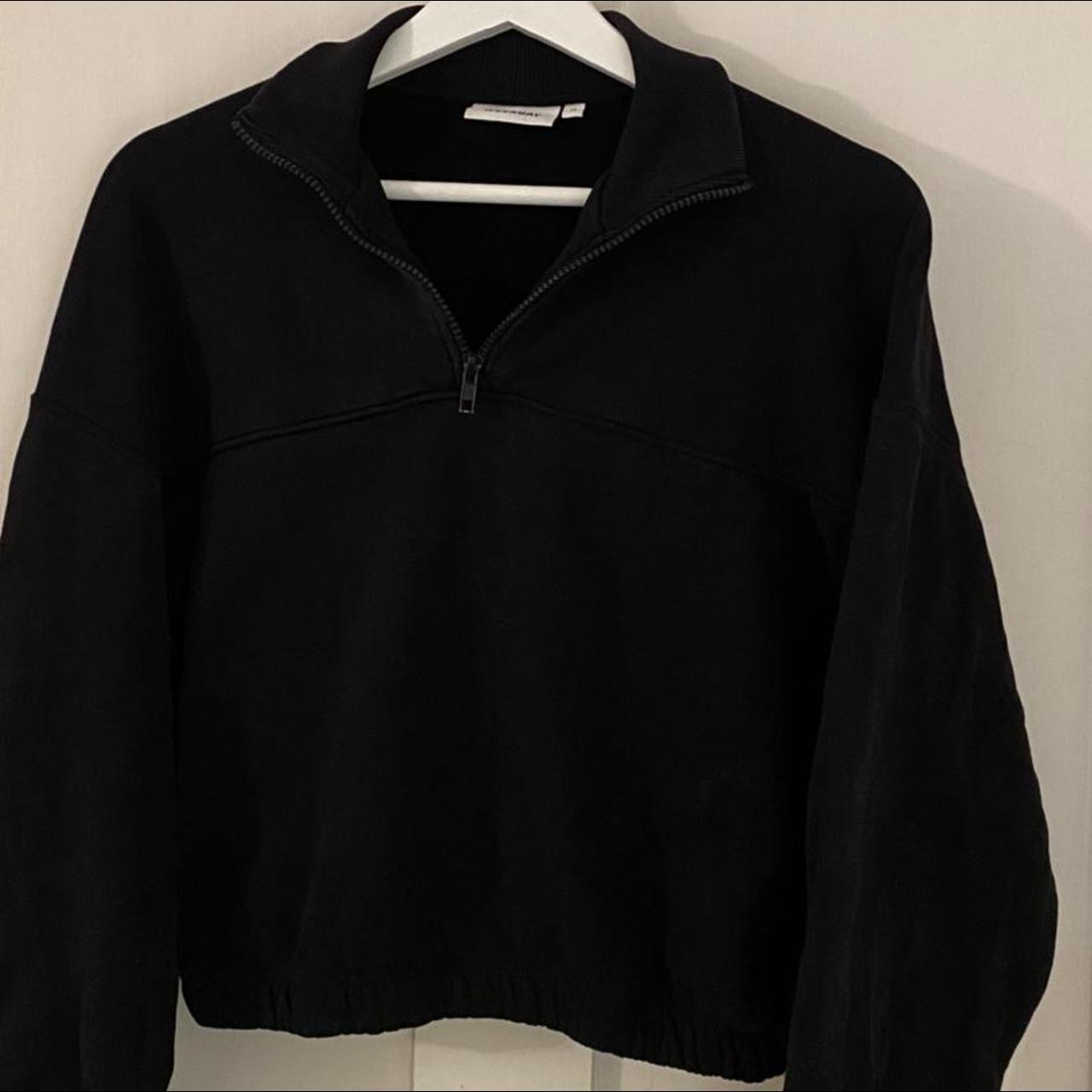 three quarter zip jumper