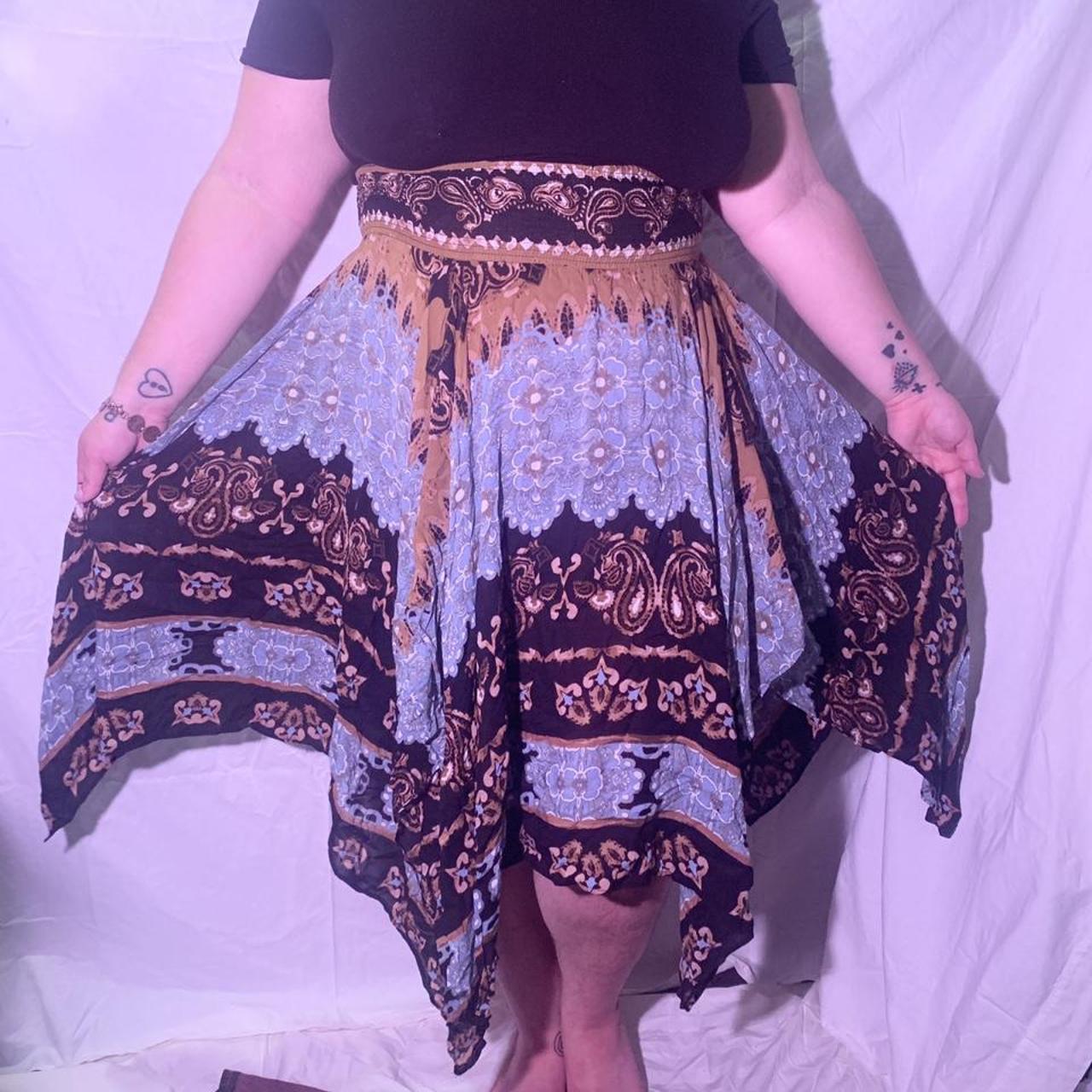 Gypsy handkerchief outlet skirt