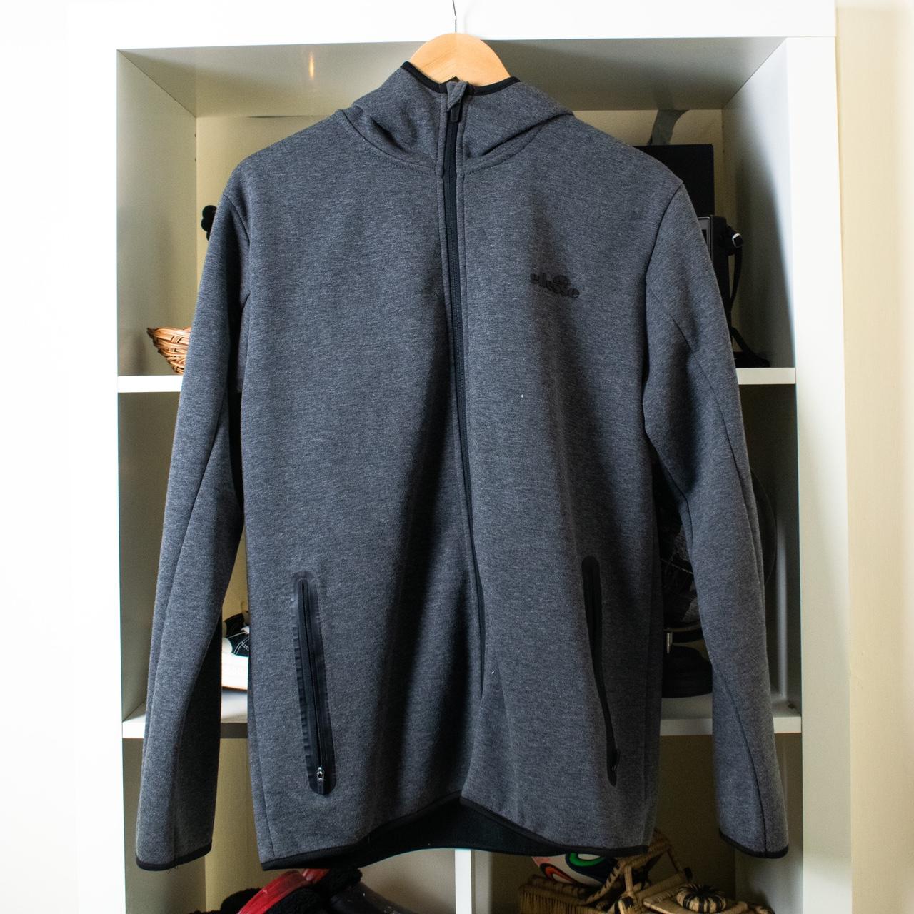Basic ellesse grey hoodie. It’s really warm and... - Depop