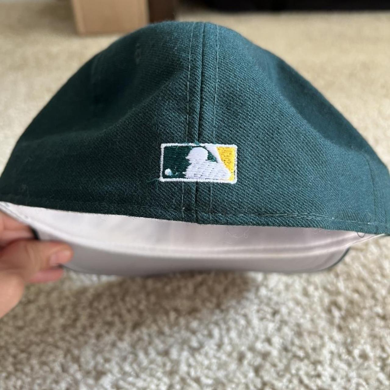 Oakland Athletics 1994 Fitted hat road cap Diamond... - Depop
