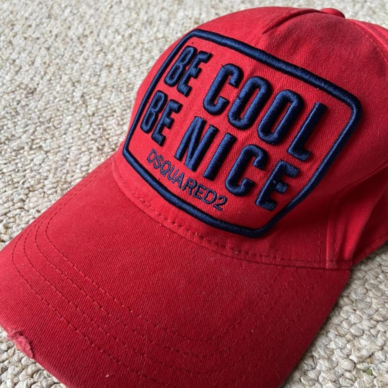 Be cool be nice dsquared2 hat on sale