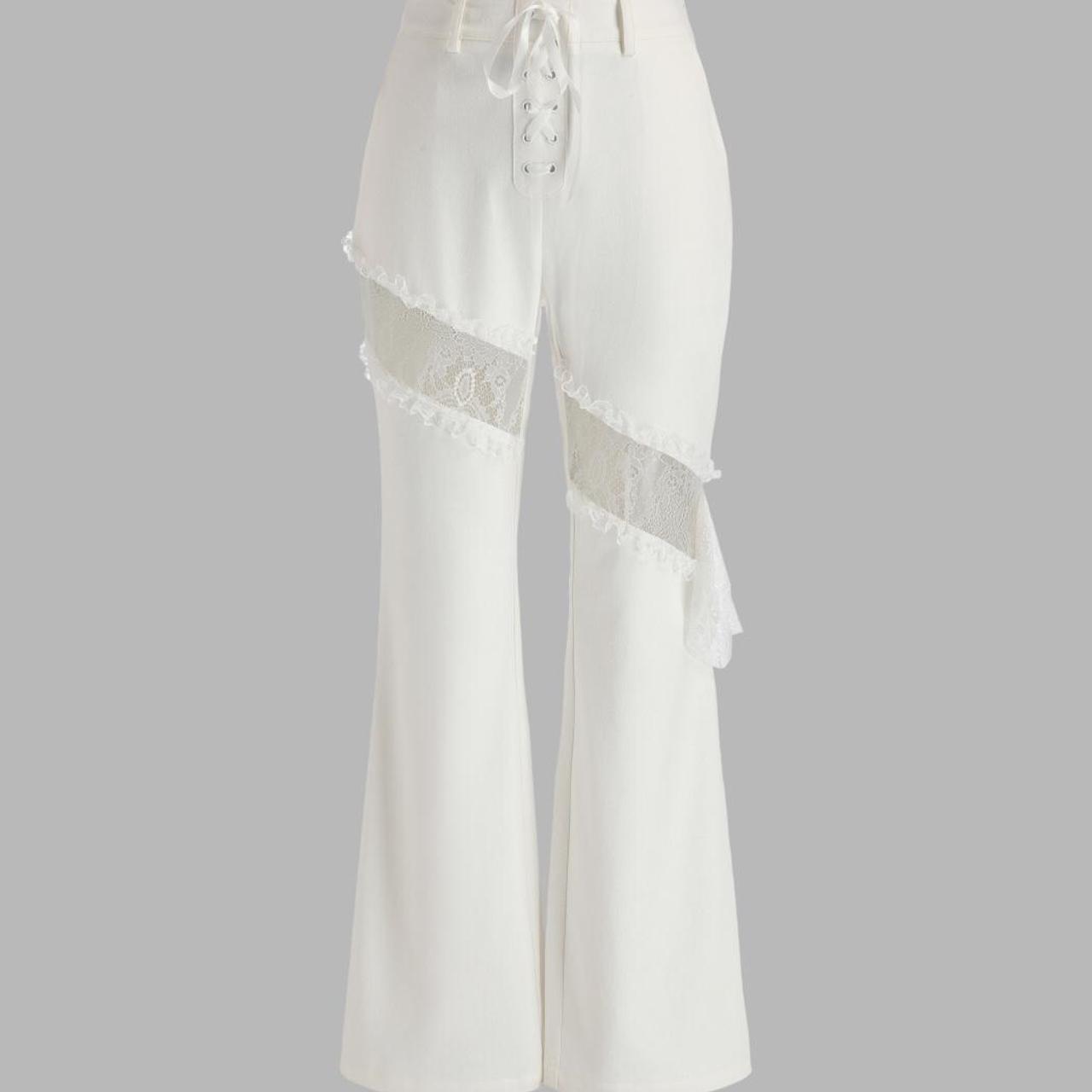 Brand new lace flared pants from Cider. Size... Depop