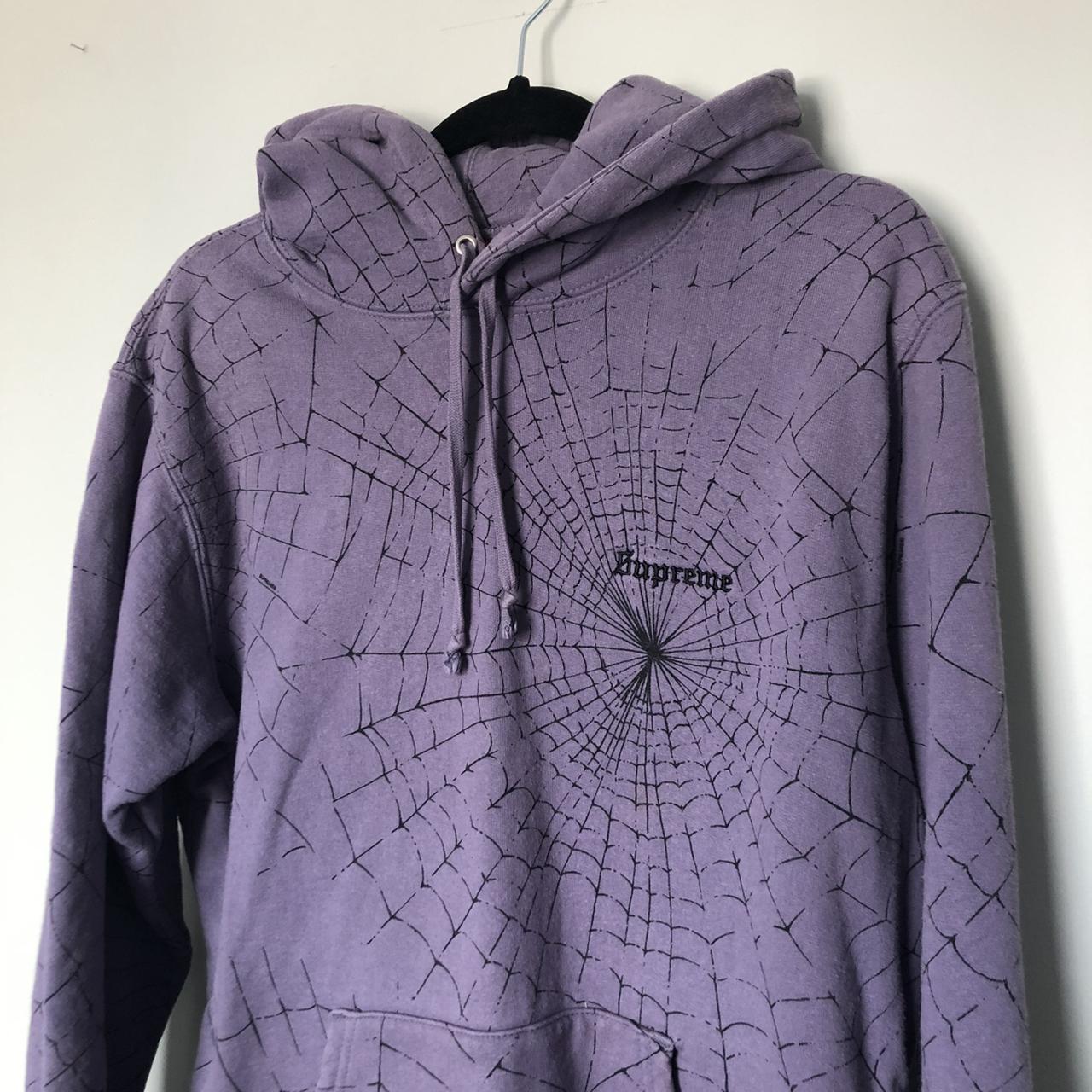 Supreme best sale web hoodie