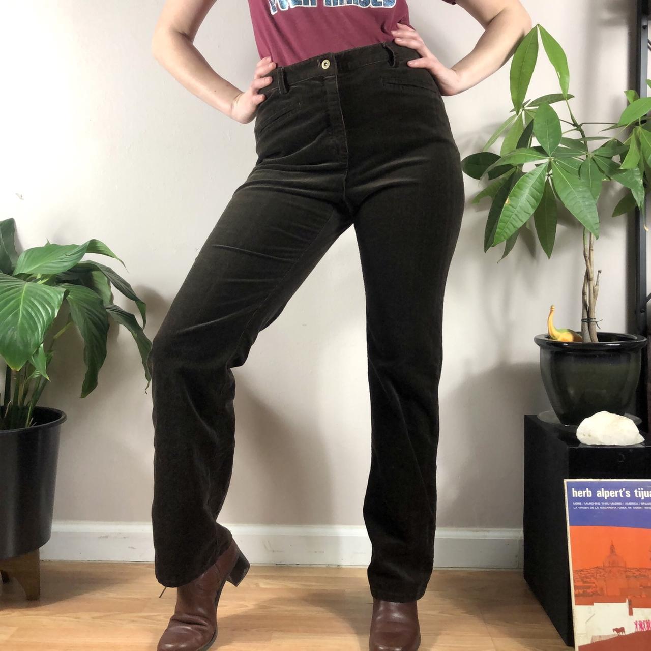 High Waisted Brown Flare Pants Gorgeous brown - Depop