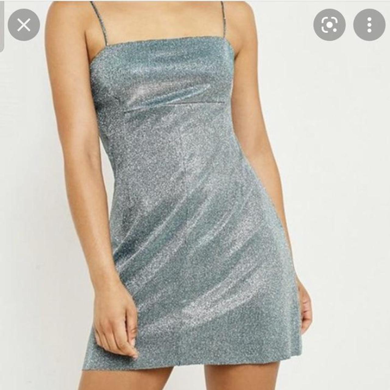 urban outfitters silver dress