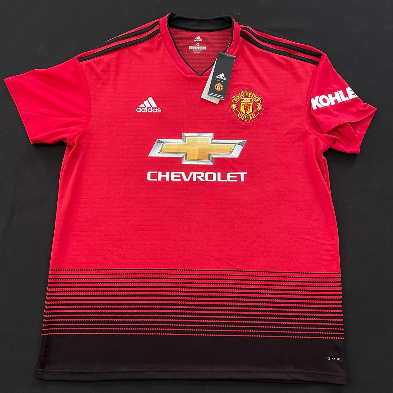 2018-2019 Manchester United Manutd Jersey Shirt Home... - Depop