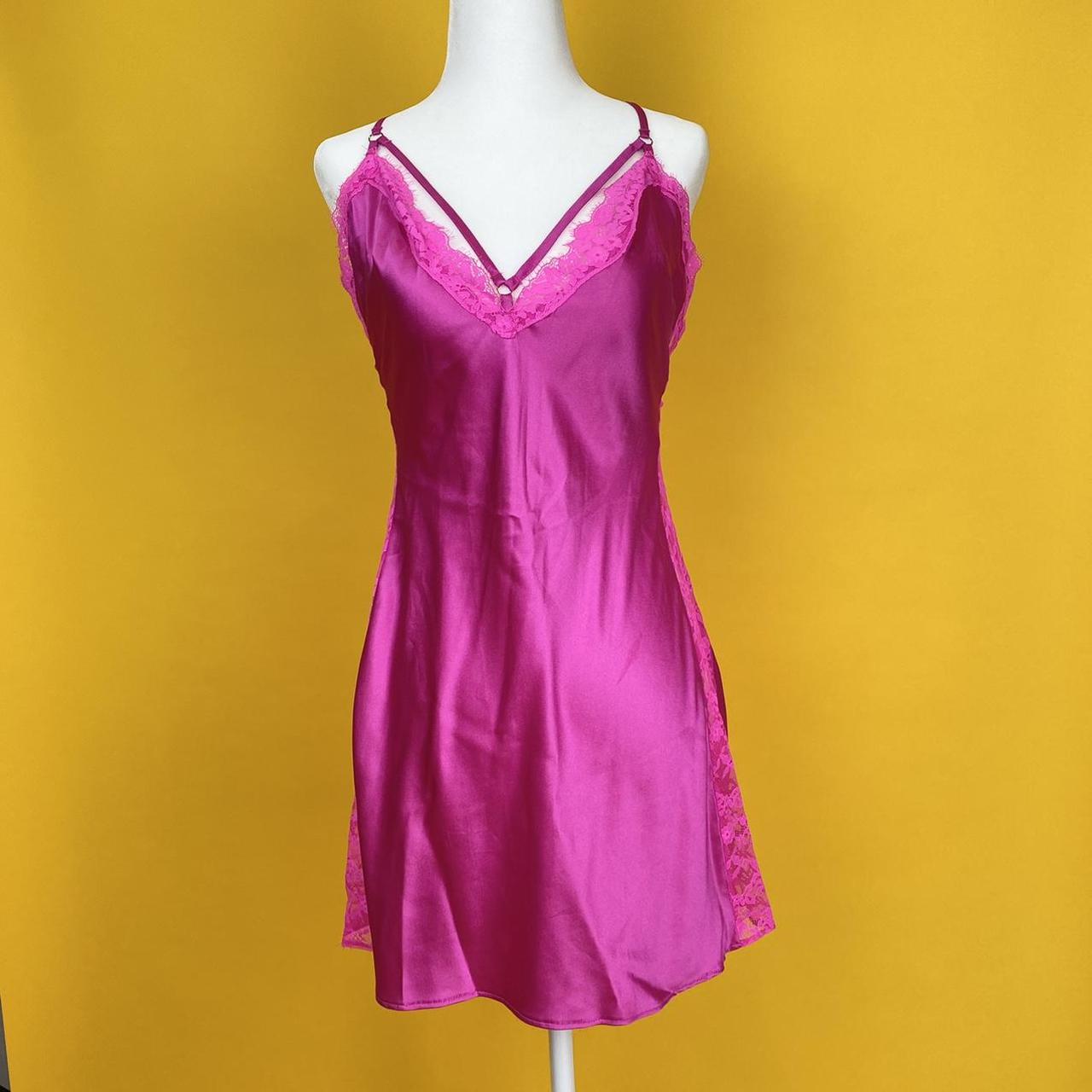 Victoria’s Secret pink slip dress Size medium... - Depop