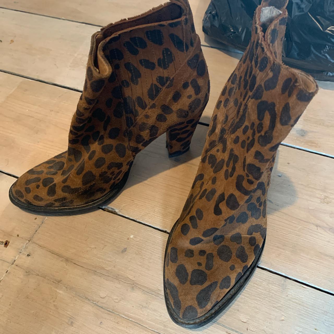 zara leopard boots