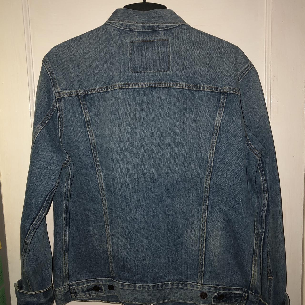 Custom Levi's Dodgers Denim Jacket Size Medium I - Depop