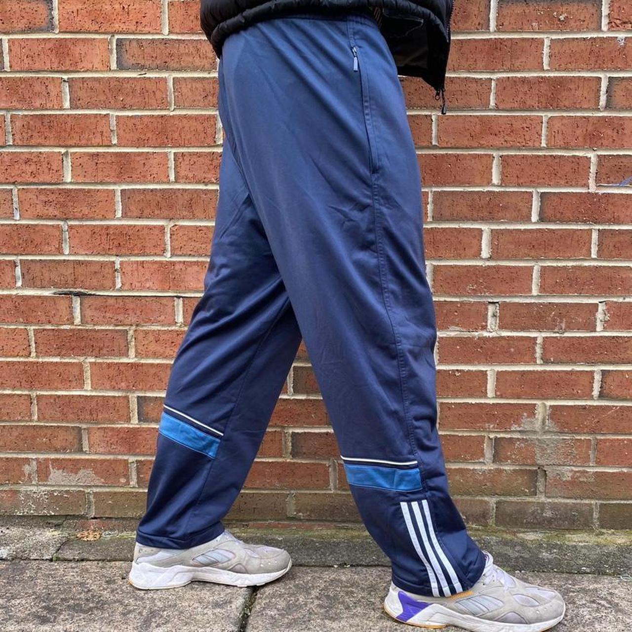 Vintage Adidas 3 Stripes Tracksuit Jogging... - Depop