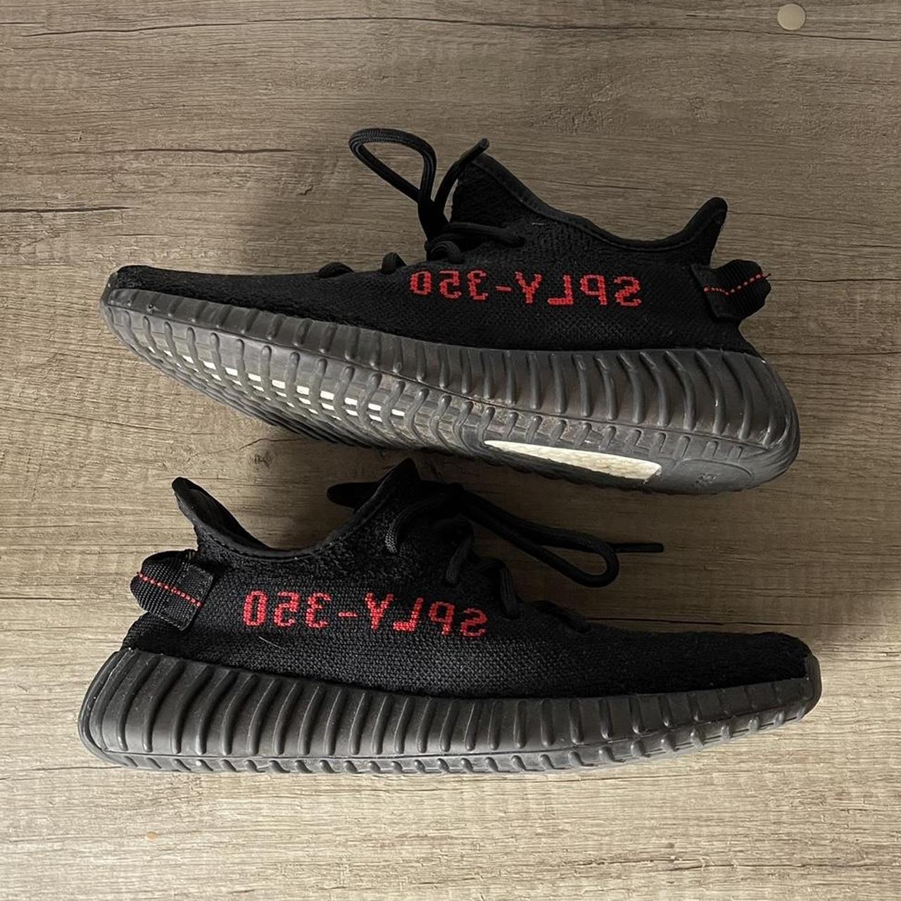 fake red and black yeezys