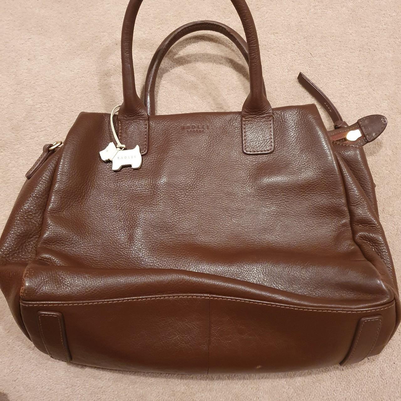 RADLEY 🤎 Brown Leather Bag. Used but in good... Depop
