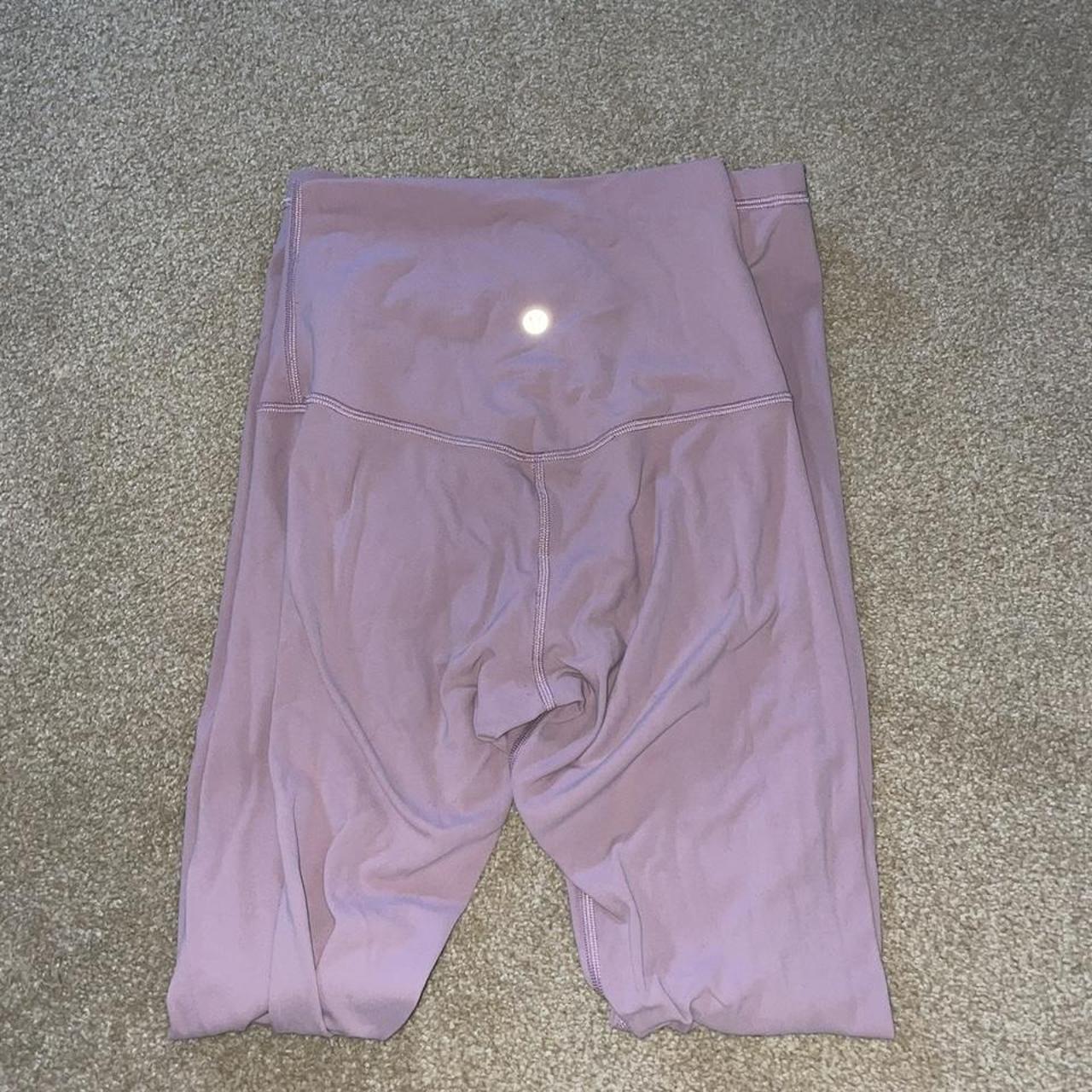 pink lululemon align leggings *size 2 *high waisted,... - Depop