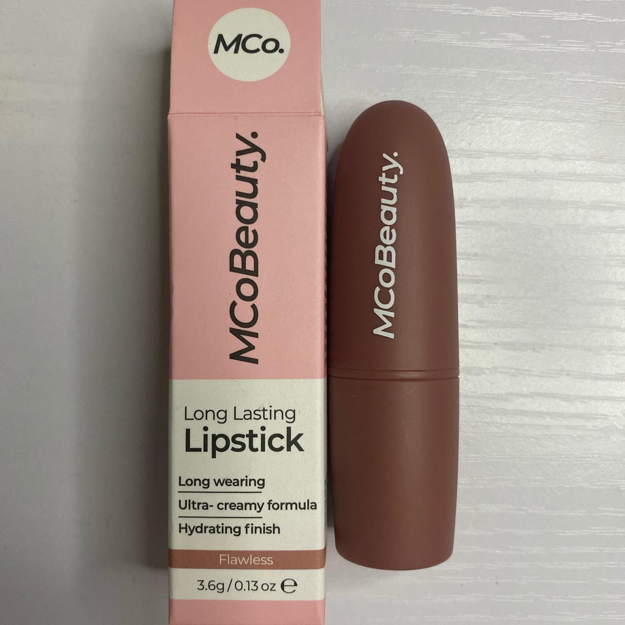 mcobeauty long lasting lipstick flawless