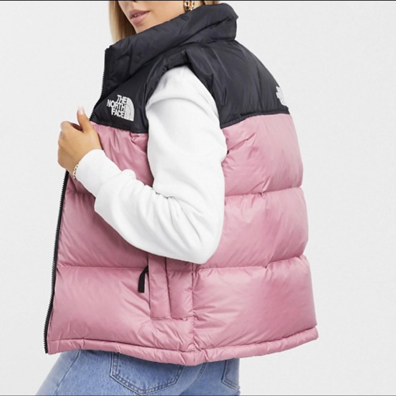 the north face retro nuptse jacket mesa rose