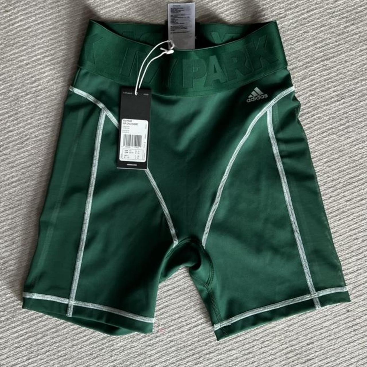 ivy park green cycling shorts