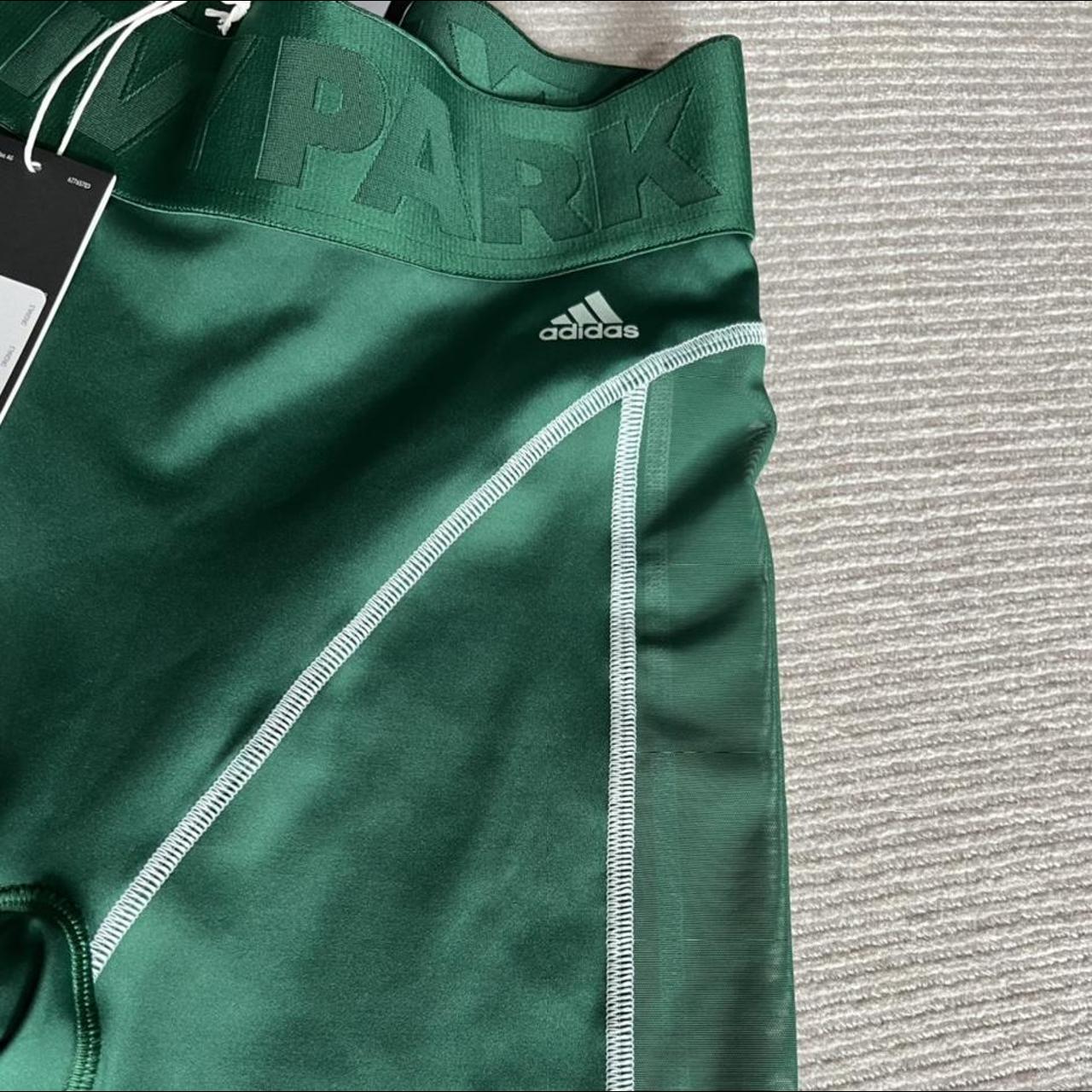 ivy park green cycling shorts