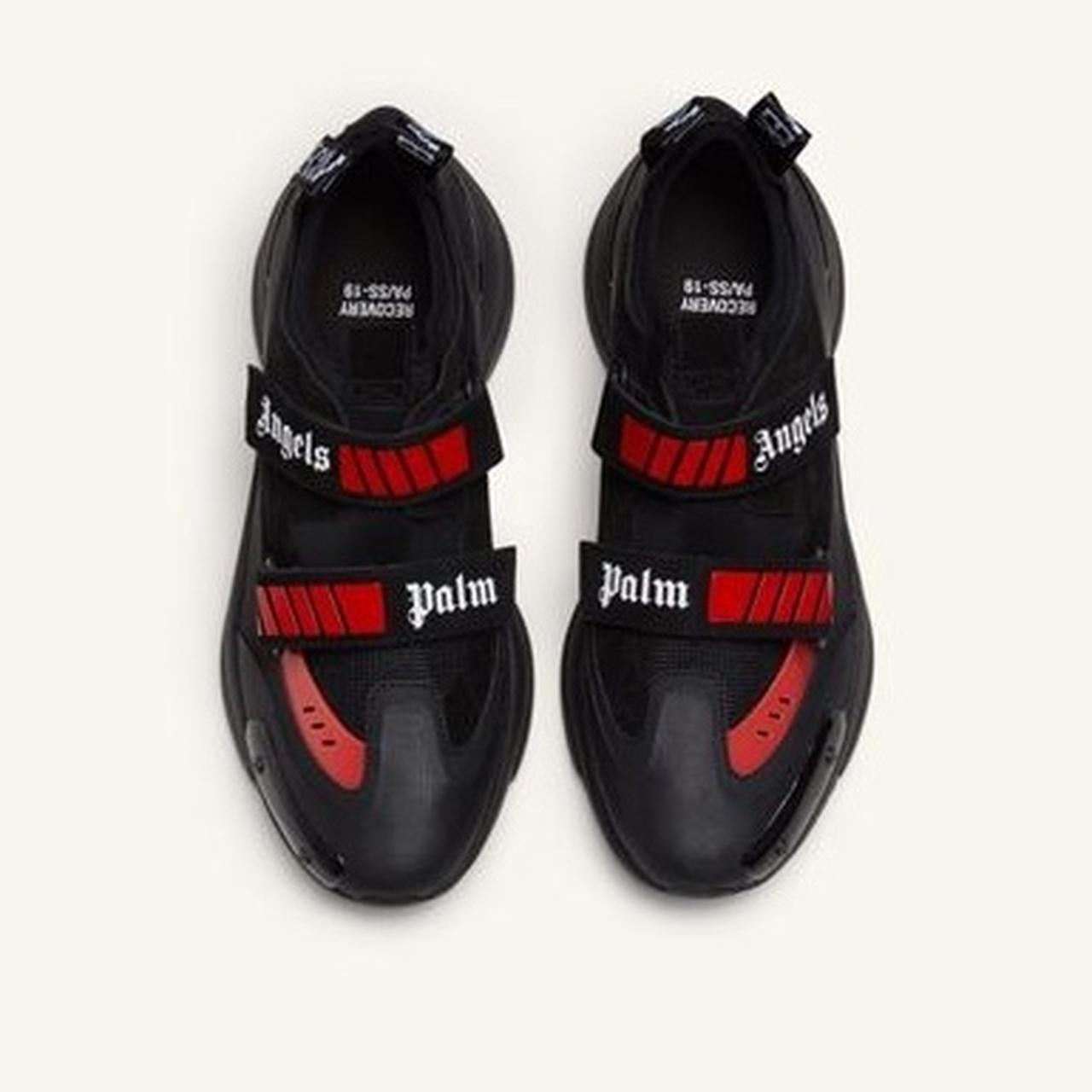 Palm angels black hot sale recovery sneakers