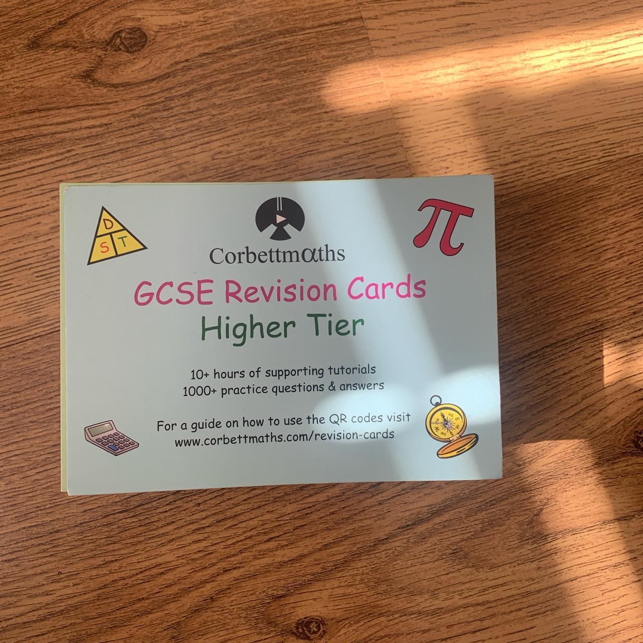 gcse-maths-corbettmaths-higher-tier-revision-cards-depop