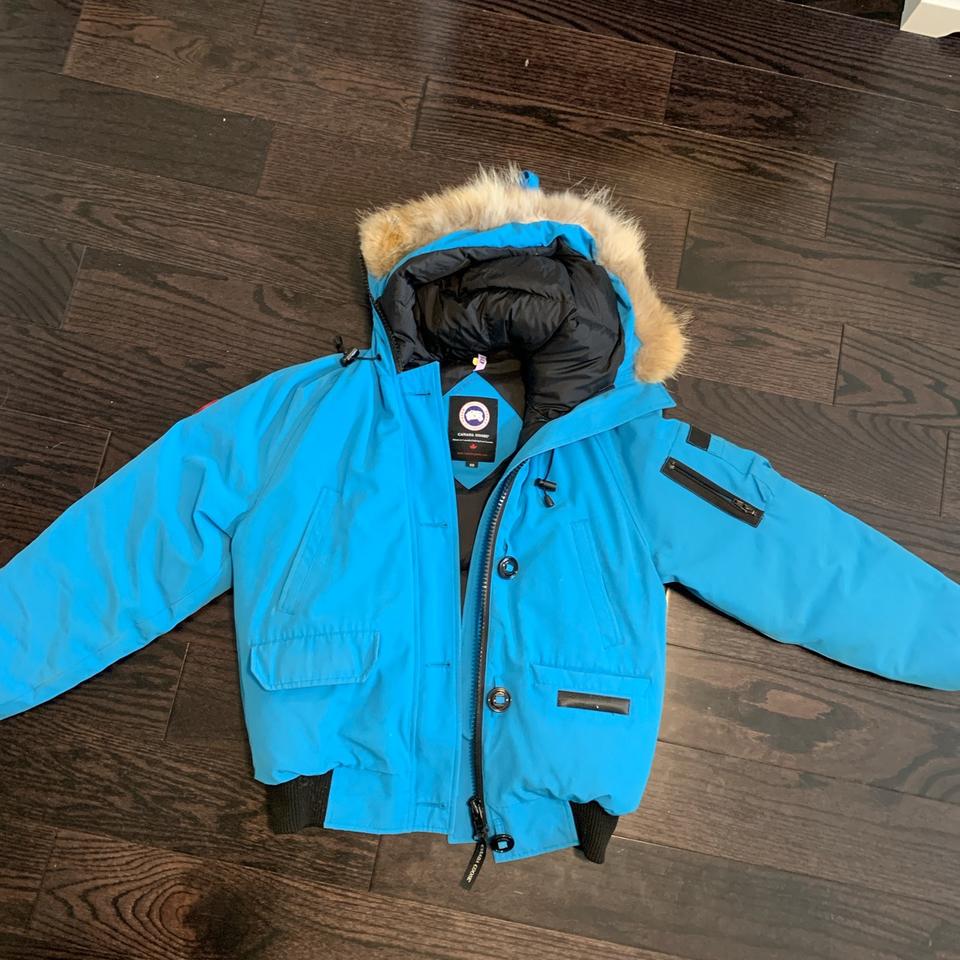 light blue canada goose jacket