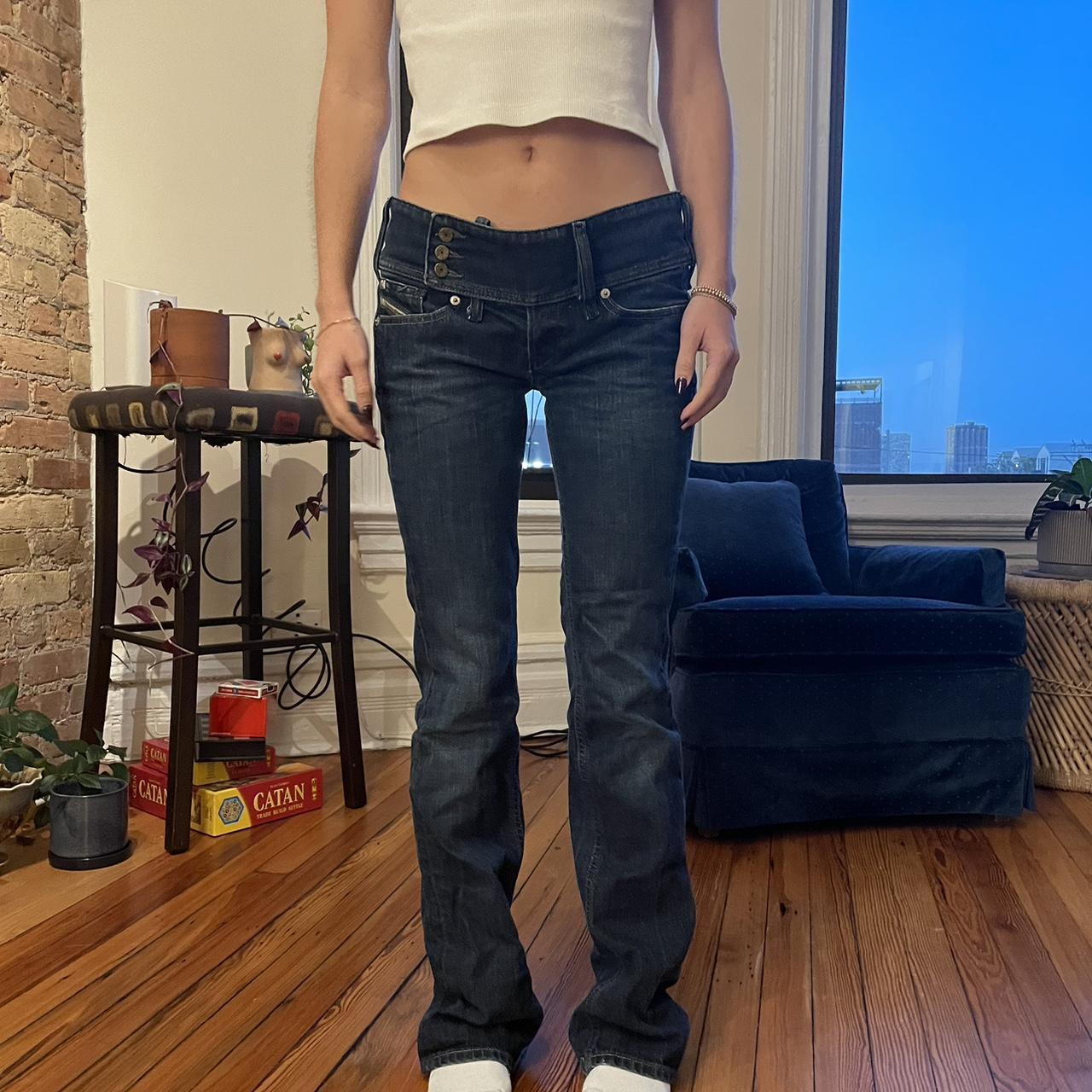 cutest-ever-dark-wash-diesel-cherock-low-rise-jeans-depop