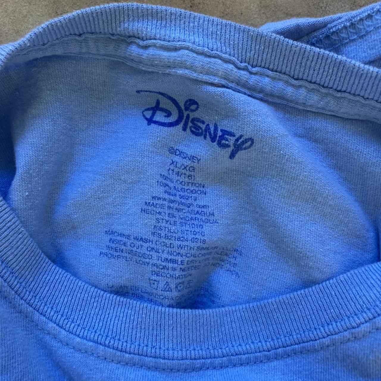 Incredible vintage baby blue Disney t-shirt💫 In... - Depop