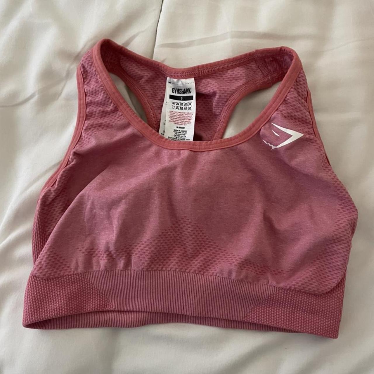 Gymshark vital seamless sports bra pink - super cute... - Depop