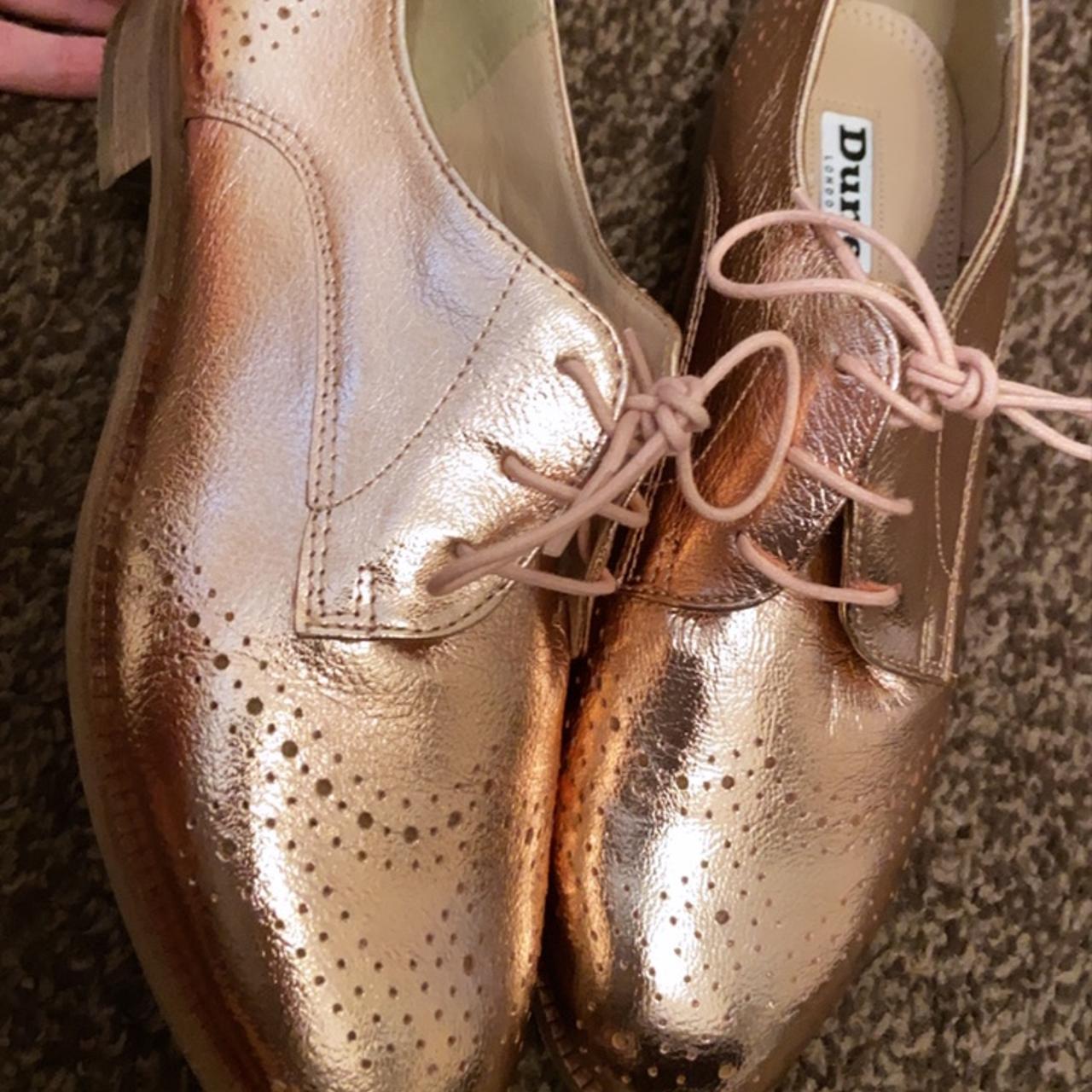 Dune rose gold brogue shoes brand new with