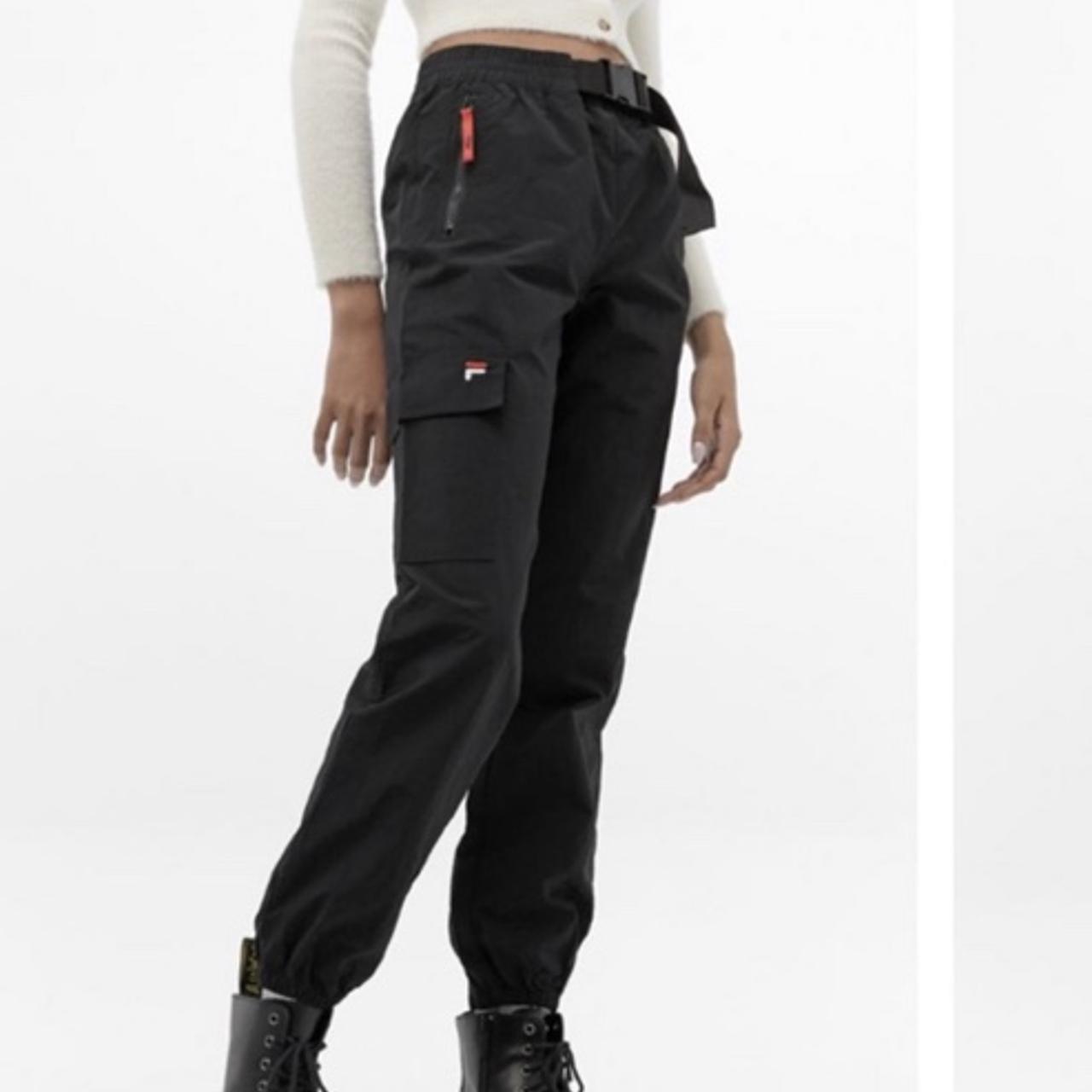 FILA Men's Regular Track Pants (12012679_BLK_S) : Amazon.in: Shoes &  Handbags