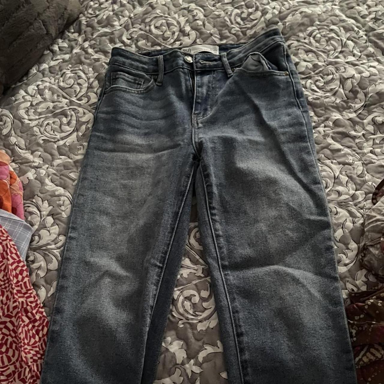 Tillys RSQ jeans high rise straight leg size 0/24... - Depop